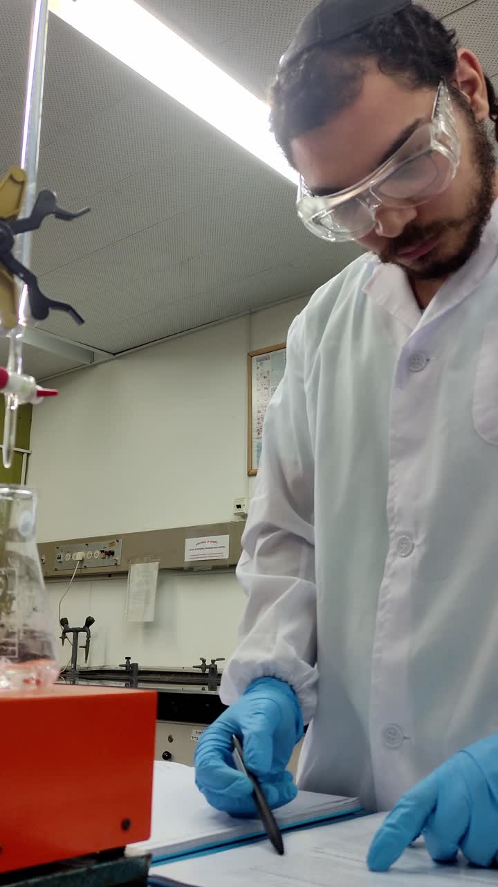 Detailed Shot of Chemistry Experiment