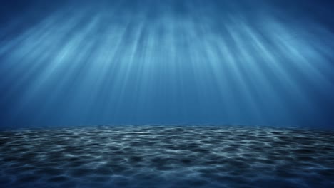 animation depicting light filtering through ocean water