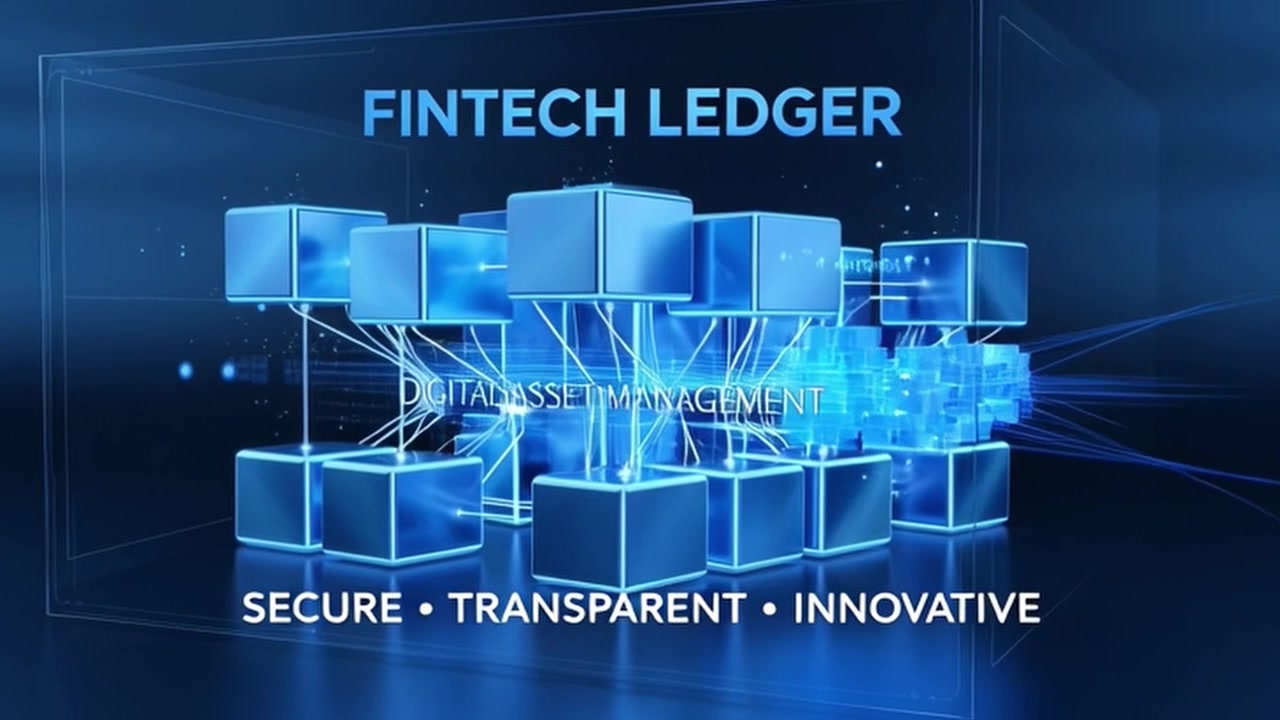 Digital Blockchain Network Visualization for Fintech Ledger Technology