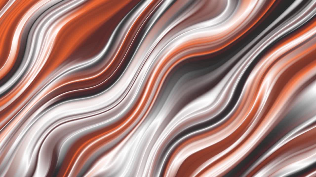 Sfondo animato .mp4 con linee setose astratte, loop continuo, strisce lisce e un motivo in tessuto colorato aziendale.