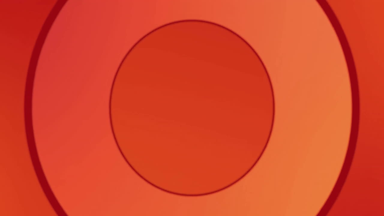 animación de formas que se mueven sobre un fondo rojo