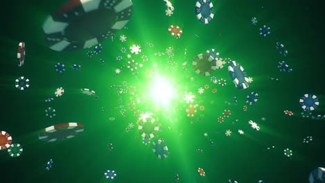 casino chips explosion