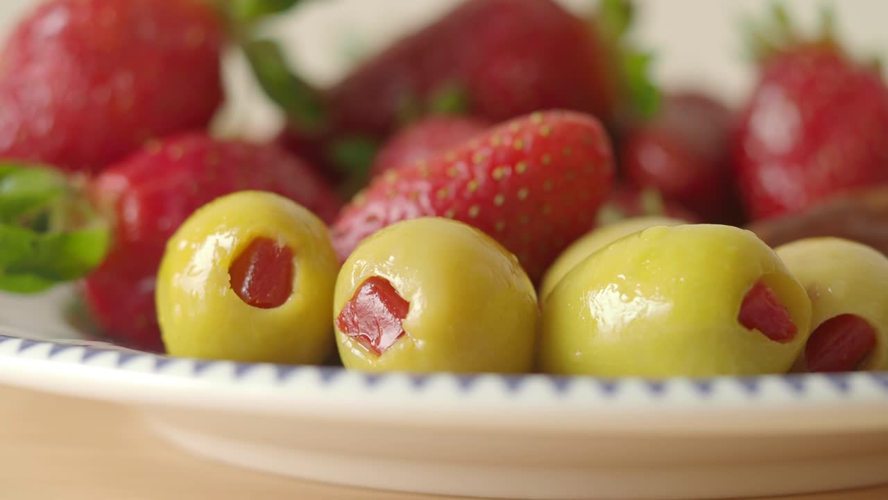 Strawberries and Olives