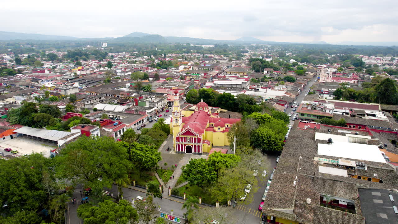 plano completo de la plaza principal de coatepec en veracruz méxico