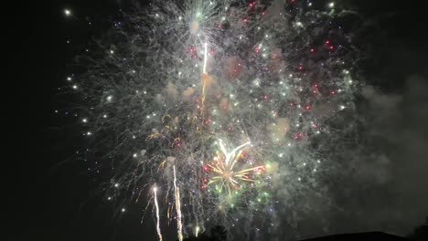 colorful fireworks show with explosive grand finale