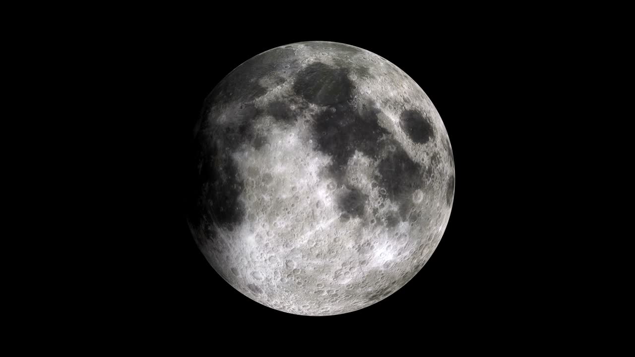 Fases da lua com sombra preta sólida no eixo horizontal