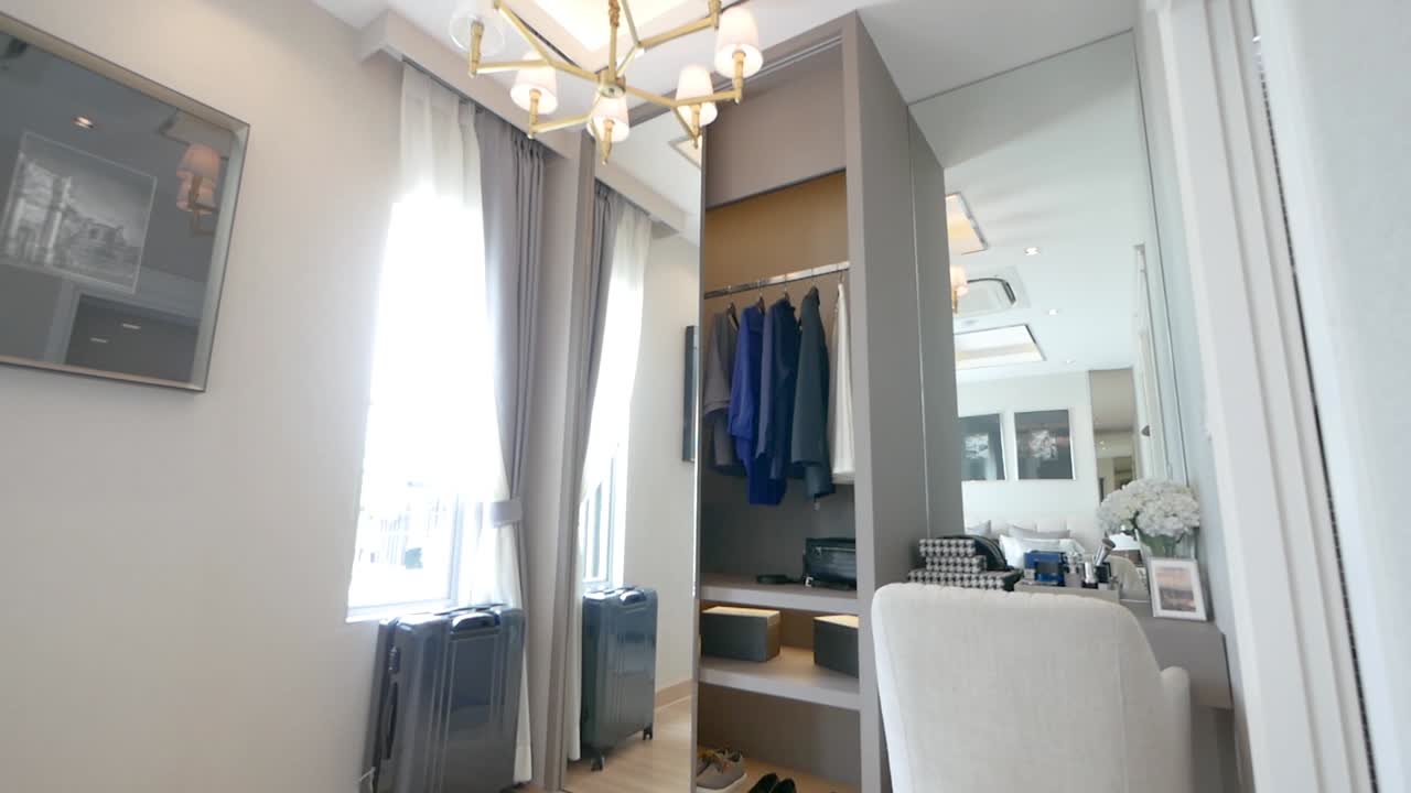 자연 채광이 좋은 세련되고 트렌디한 침실 장식