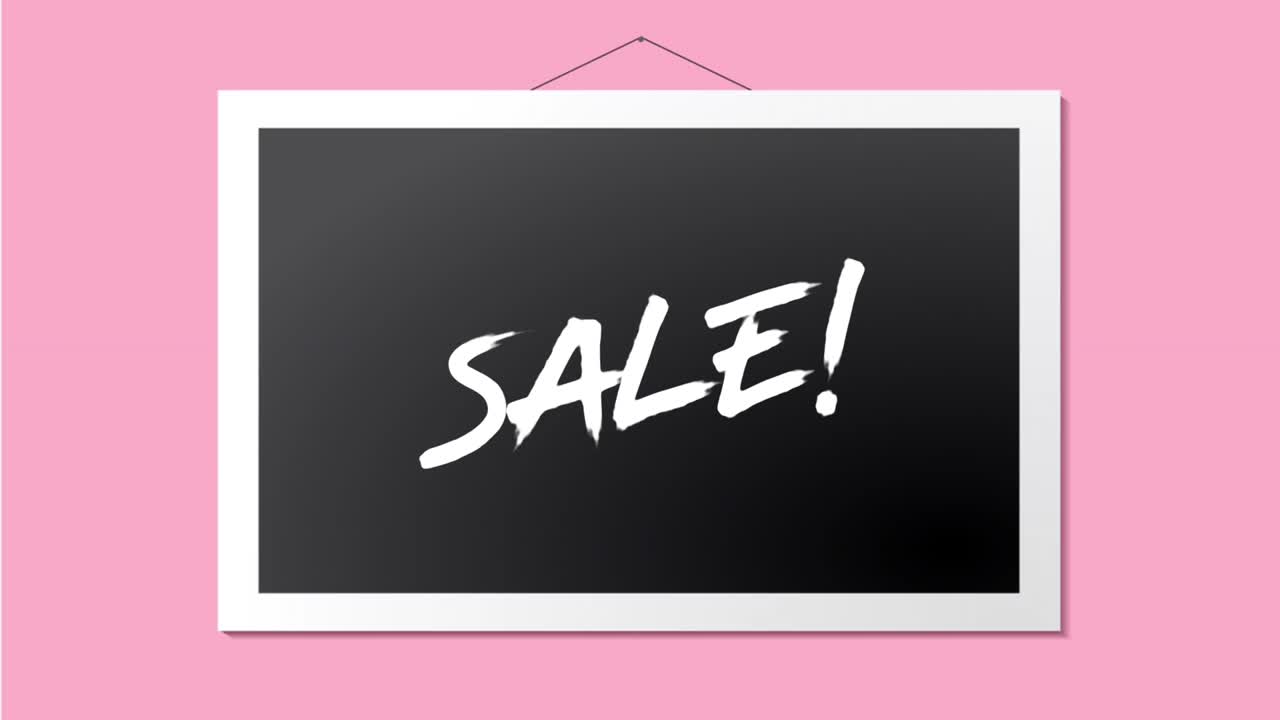 marco de fotos con texto de venta