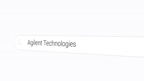 Buscando-Tecnologías-Agilent-En-El-Motor-De-Búsqueda