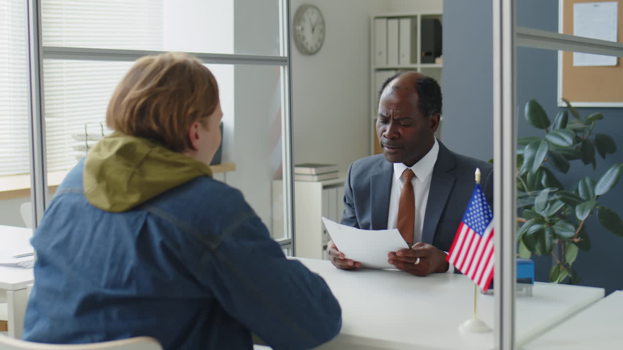 Job Interview in Office