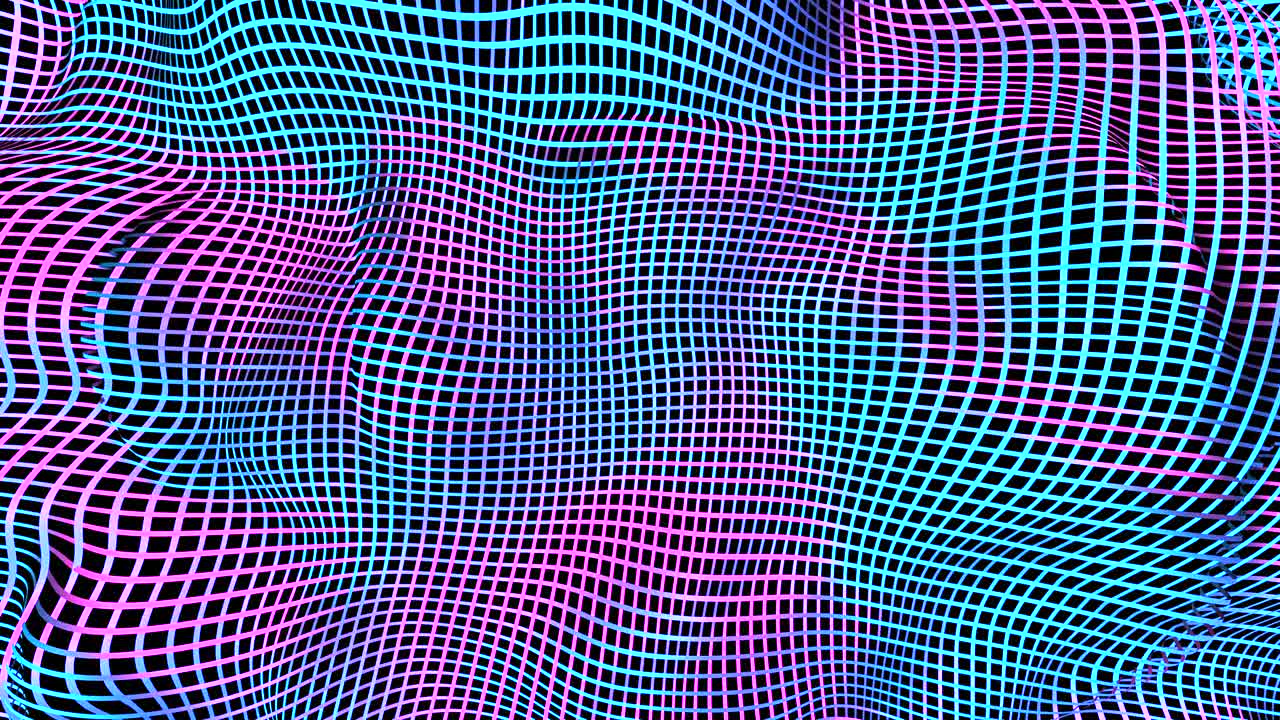 fondo de neón con colores líquidos fluorescentes. ultravioleta abstracto azul, púrpura, color rosa. animación en bucle con alpha chanel 4k