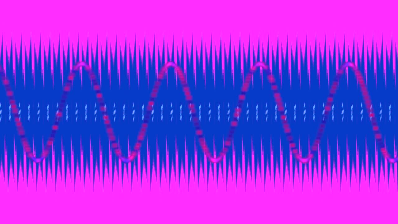 fondo del osciloscopio de neón