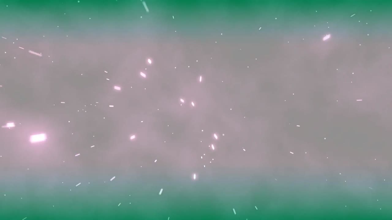 Animazione di particelle illuminate su sfondo astratto