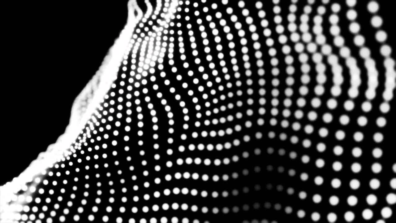 patrón de onda abstracto de los puntos