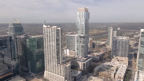 aerial views of austin texas. aerial 4k footage