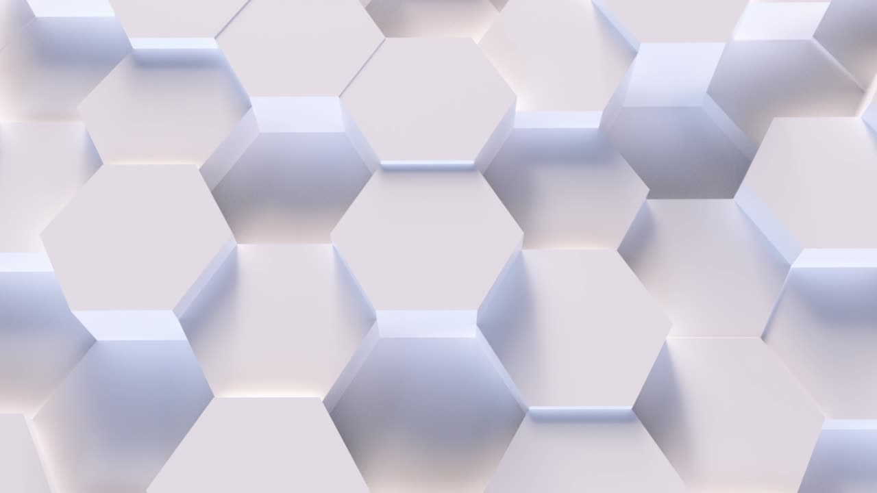 움직이는 기술 육각형 패턴 배경