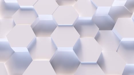 tecnología de movimiento de fondo de patrón hexagonal