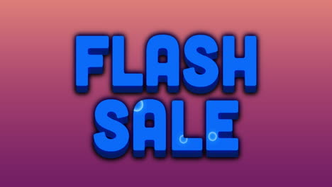 venta flash gráfico y coloridos remolinos sobre fondo rosa oscuro 4k