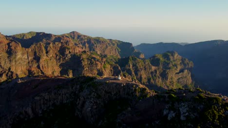 flying around the peaks of madeira island