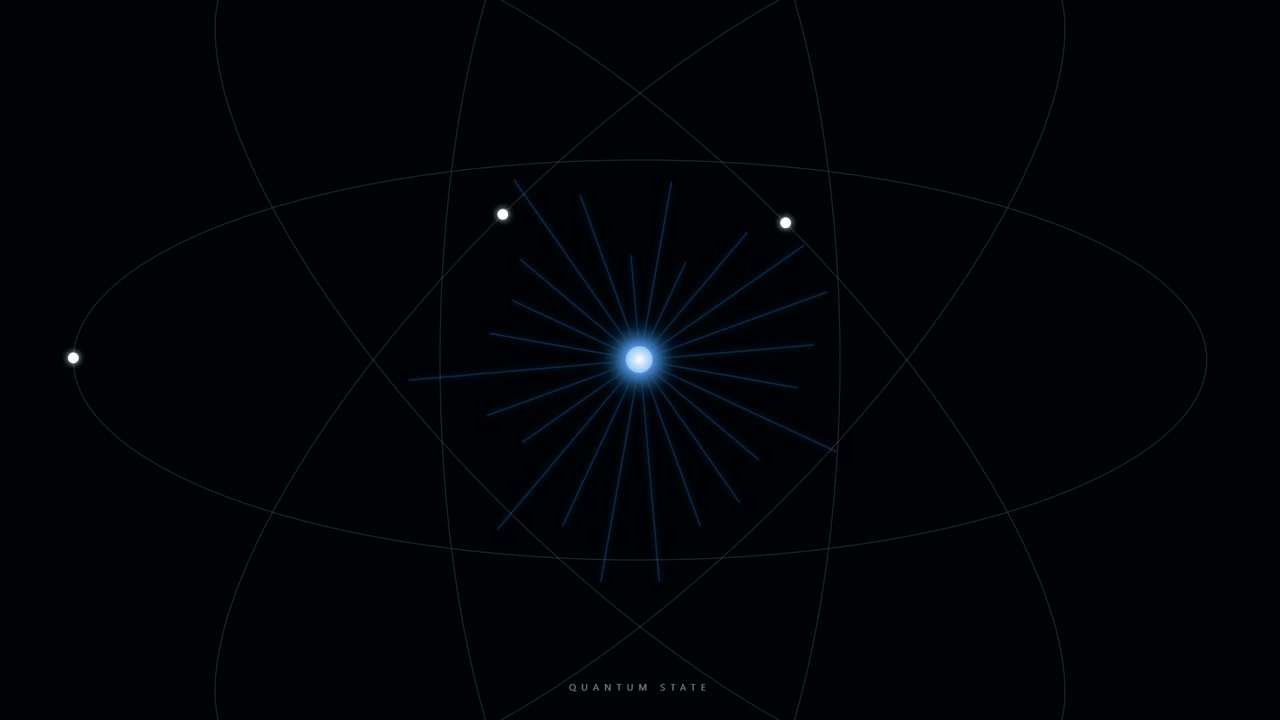Abstract Animation of Quantum State Atomic Structure