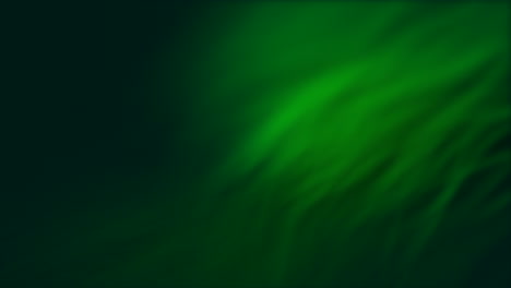 dynamic green line fluid and jagged shapes overlapping on dark background