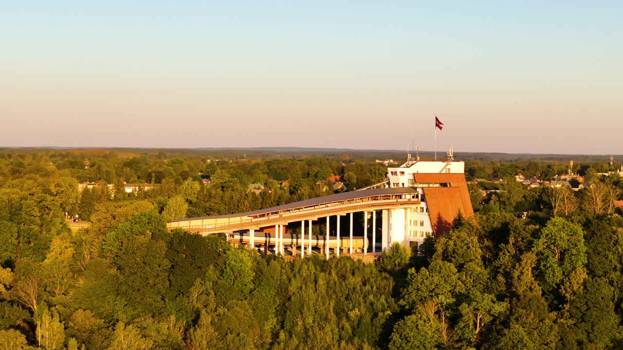 Sigulda Olympic Bobsleigh, Luge, and Skeleton Track And Sports Center Is One Of Latvia's Top Tourist Attractions.