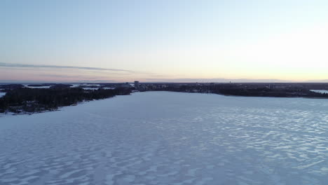 Vista-Aérea-De-Helsinki-En-Invierno