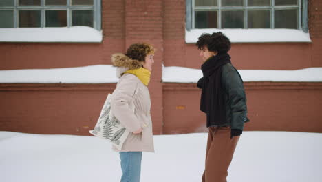 girlfriends in the street