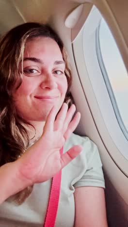 the spirit of adventure: a girl on a flight