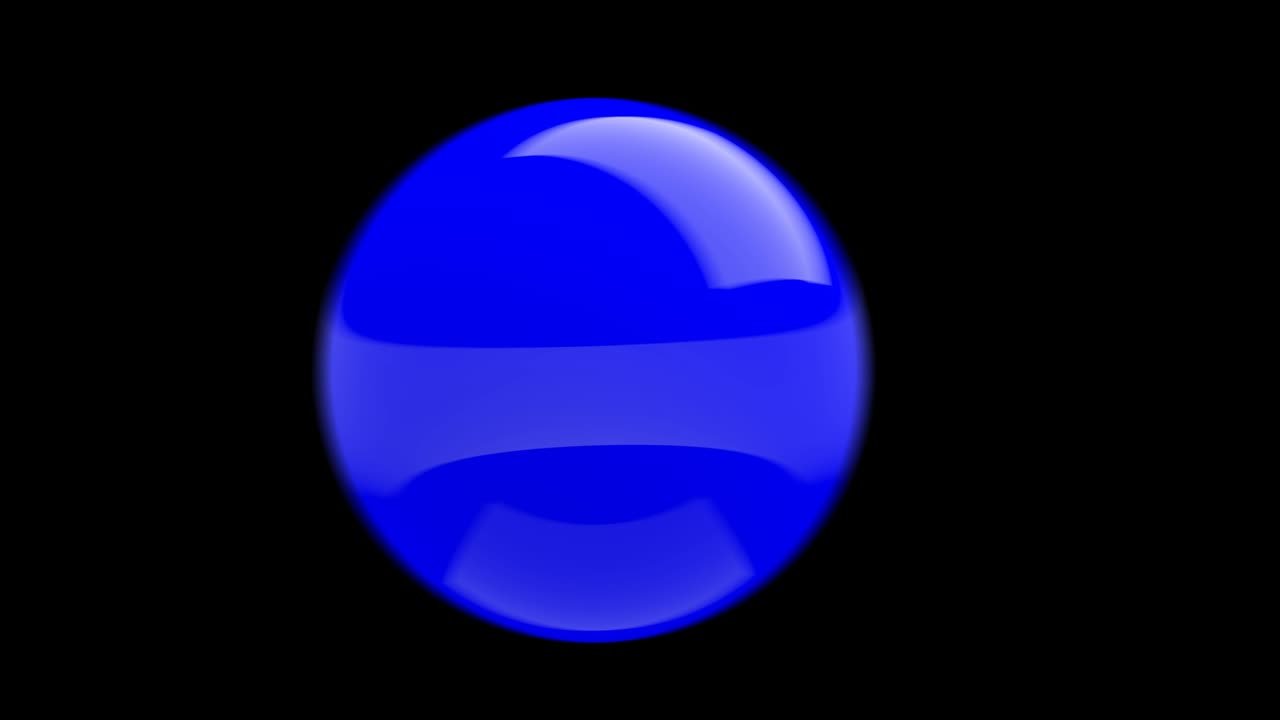 파란색 잉크 방울