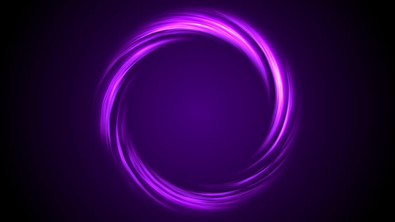 luz azul abstracta círculos brillantes fondo 4k