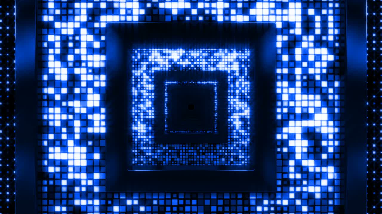 Blue Animation Tunel Loop