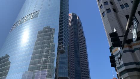 large tall towers in downtown los angeles