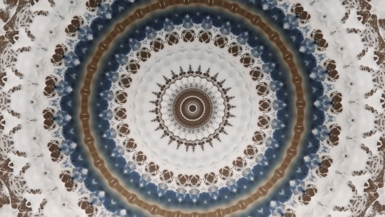 Circular motion abstract design waves