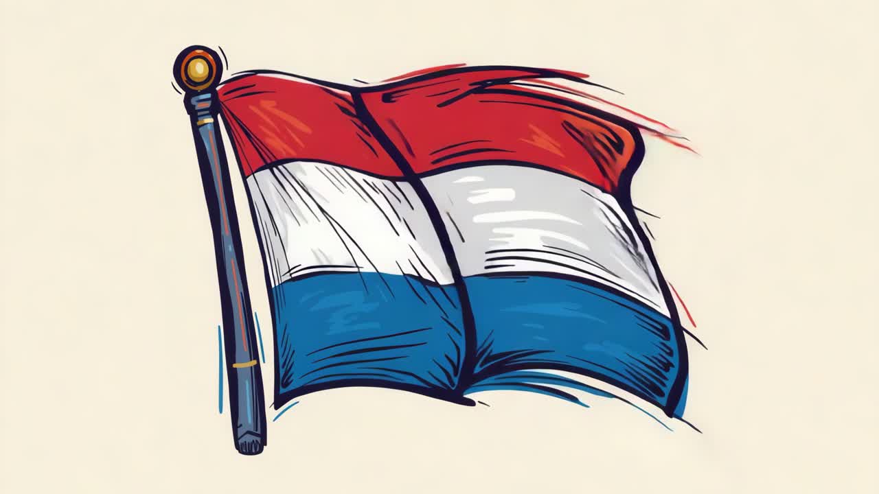 Flag of the Netherlands Illustration