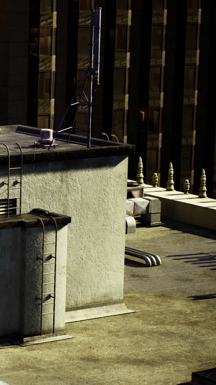 City rooftops highlight the clash of modern and classic architecture