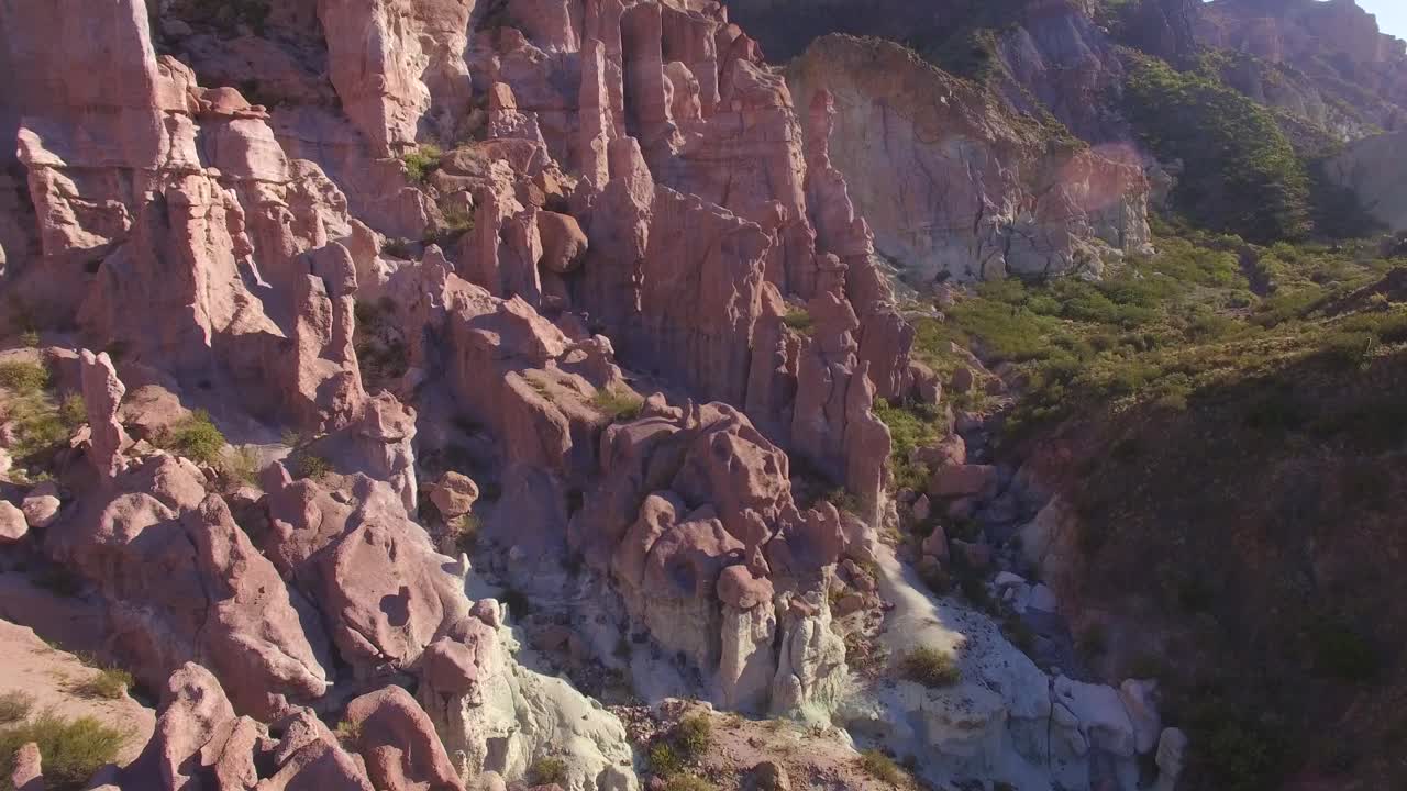 암석 형성의 근접