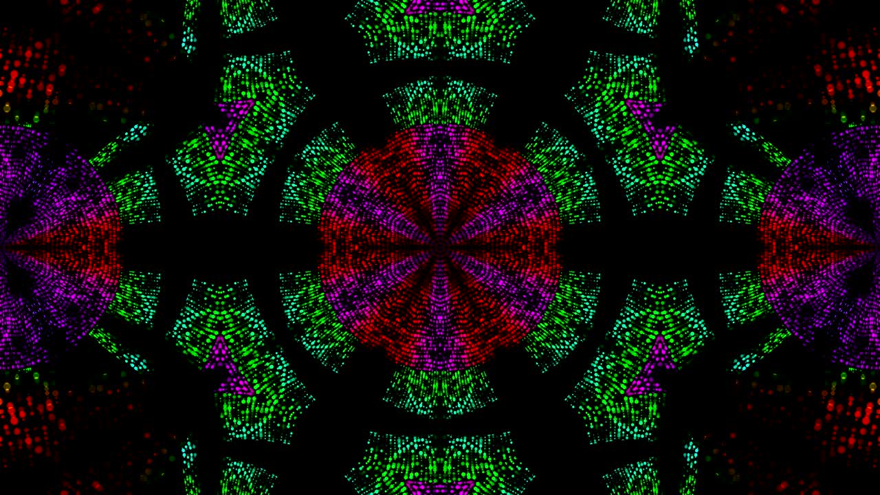 Abstract beautiful kaleidoscope background, 3d render computer generated backdrop