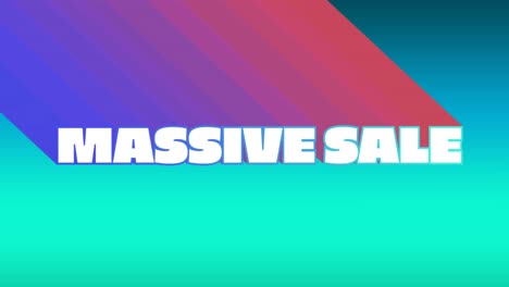 Massive-sale-graphic-with-colourful-trails-on-bright-turquoise-background
