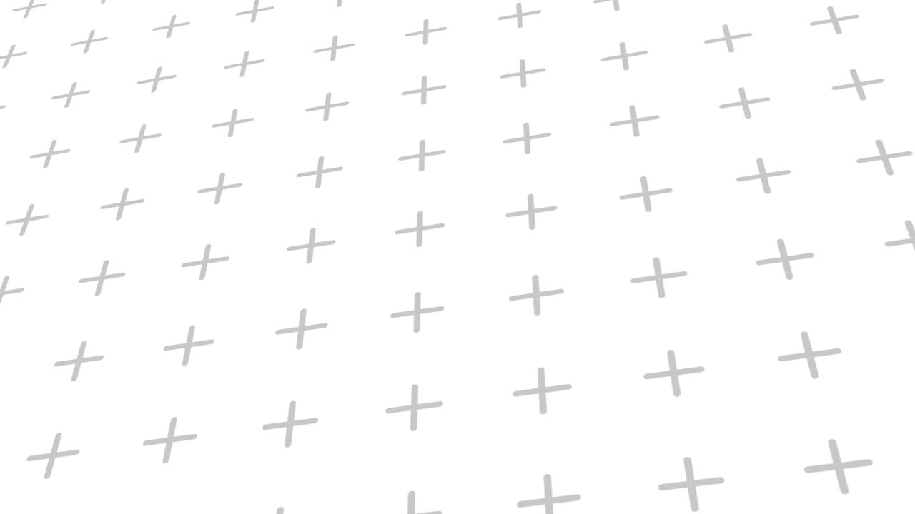 Cross illustration on white background animation
