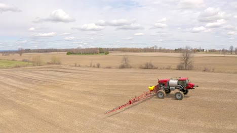 tractor agrícola fumigación amplio giratorio