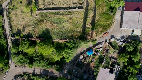 vídeo de drones de alta definición de 4k de la hermosa iglesia de saghmosavank, armenia