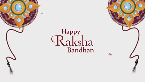 feliz raksha bandhan letras con mandalas