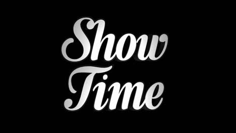 mostrar la animación de tiempo sólo fondo de texto, zoom en fuera, con canal alfa, bucle, 4k
