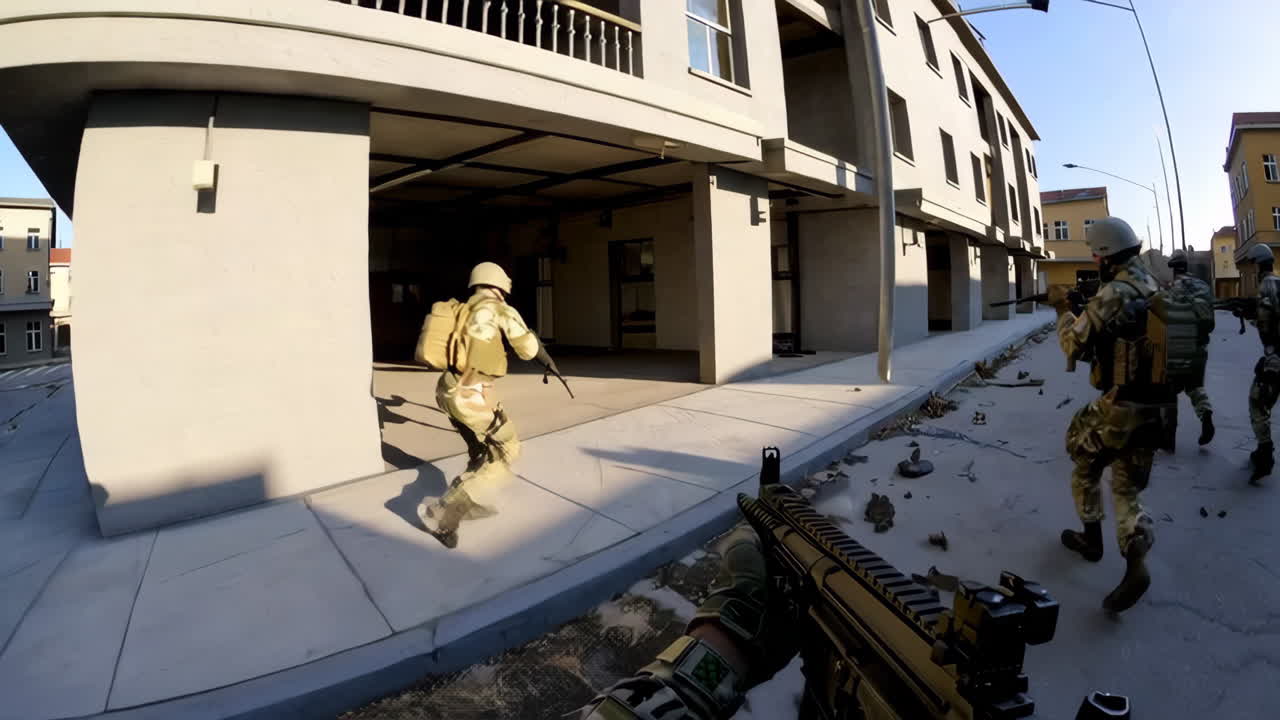 Soldiers in Urban Combat