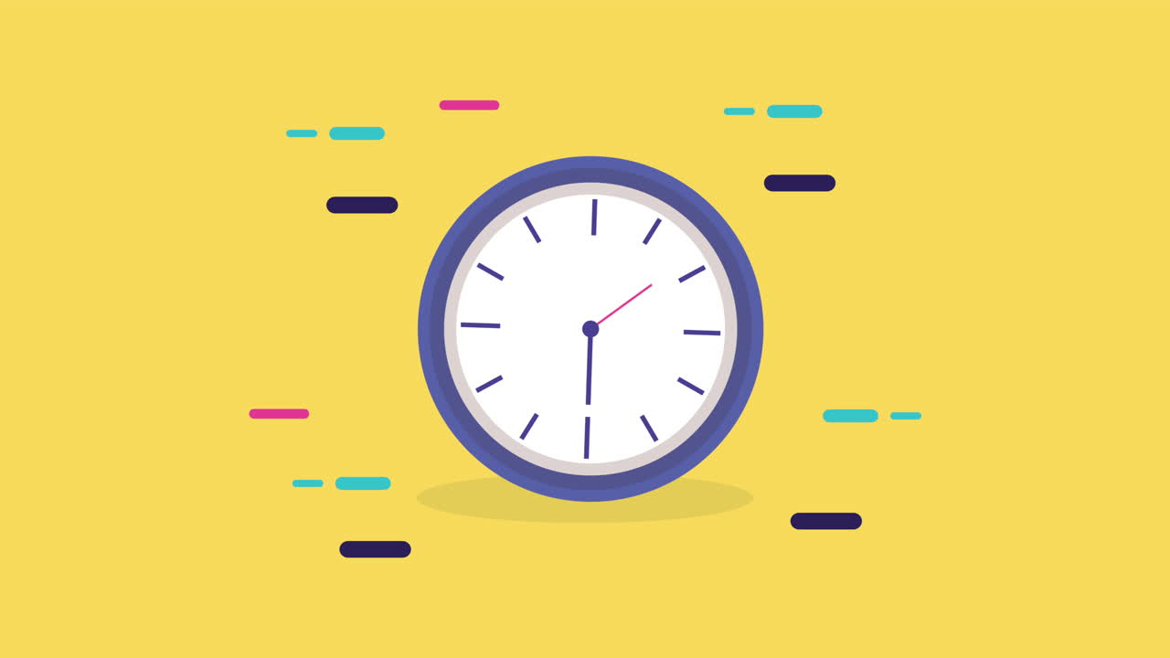 icono de animación del reloj de tiempo