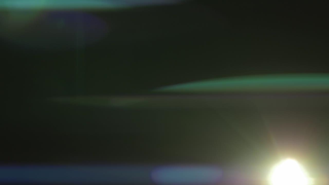 Real Anamorphic Flares and Light Transition