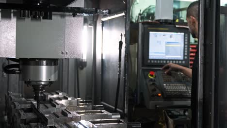 cnc machining in operation
