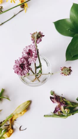 dried flowers arrangement