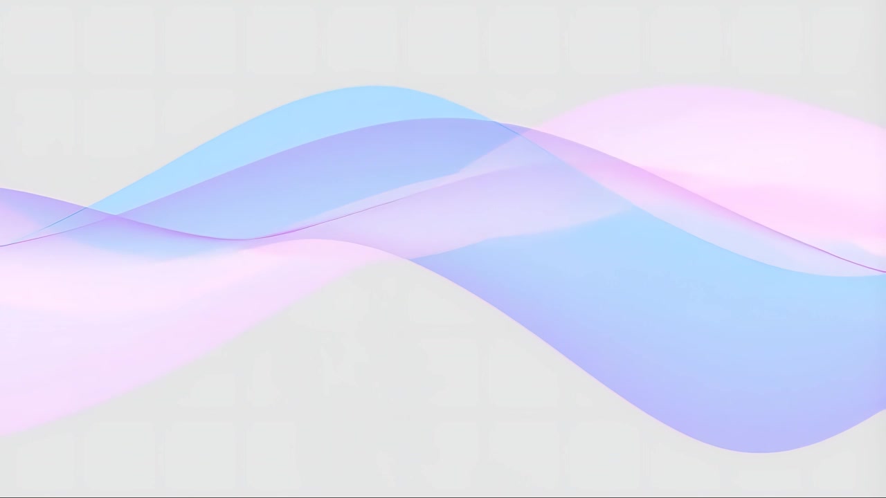 Sfondo Minimalista Astratto con Onde in Movimento 4K